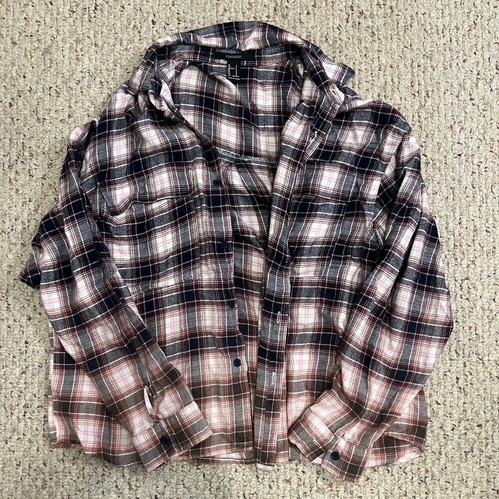 Gradient Flannel Shirt